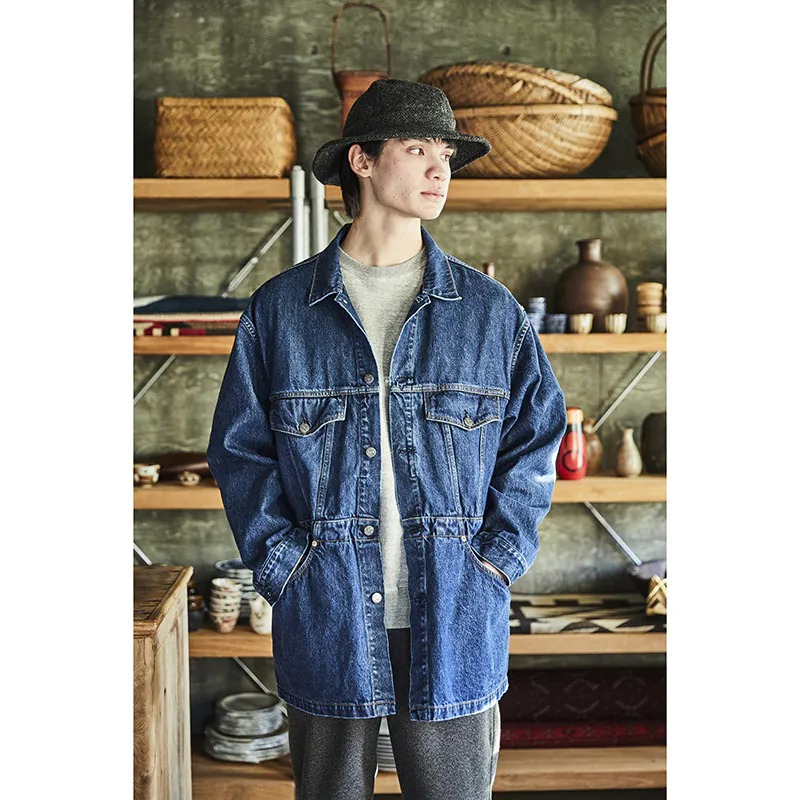 orSlow Denim Half Coat